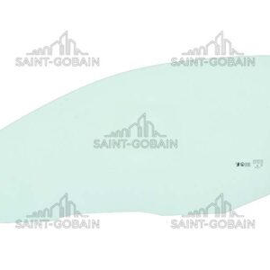 RH FRONT DOOR GLASS GREEN SEKURIT